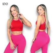 Conjunto Melissa Legging Canelada Várias Cores