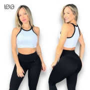 Conjunto Melissa Legging Canelada Várias Cores