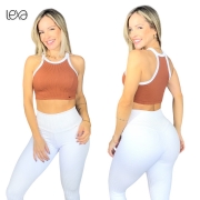 Conjunto Melissa Legging Canelada Várias Cores