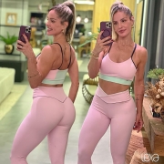 Legging Paloma Suplex Rosa Bebê